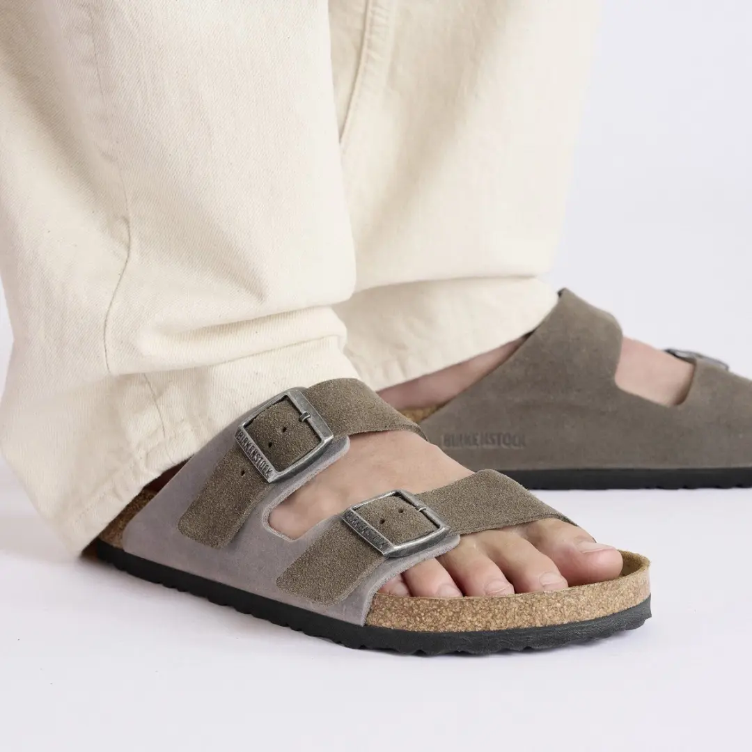 Birkenstock Arizona Slides 44 - Grijs/Bruin - afbeelding 6 van 6