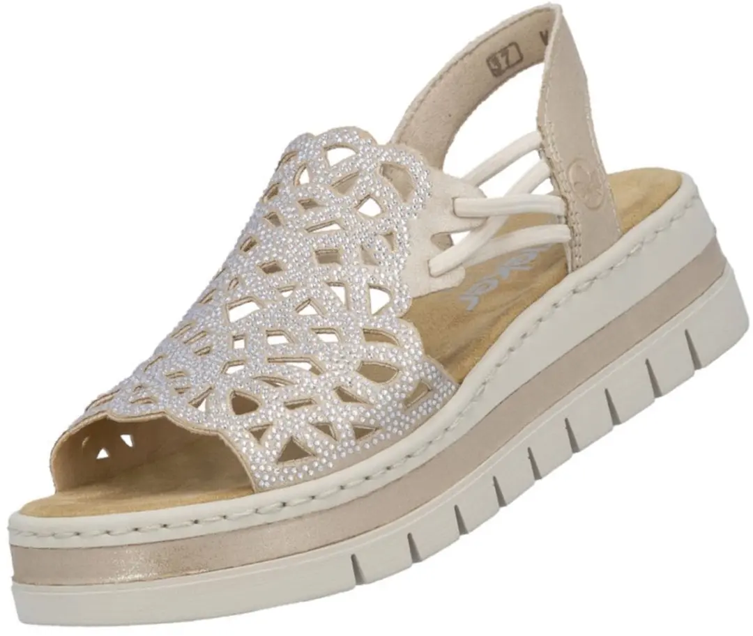 Rieker damessandaal beige