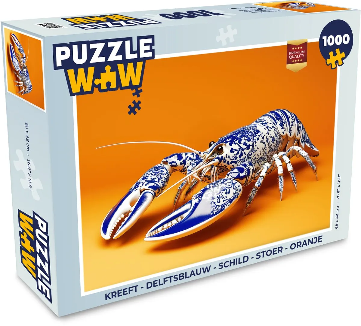 PuzzleWow Kreeft Legpuzzel 1000 Stuks