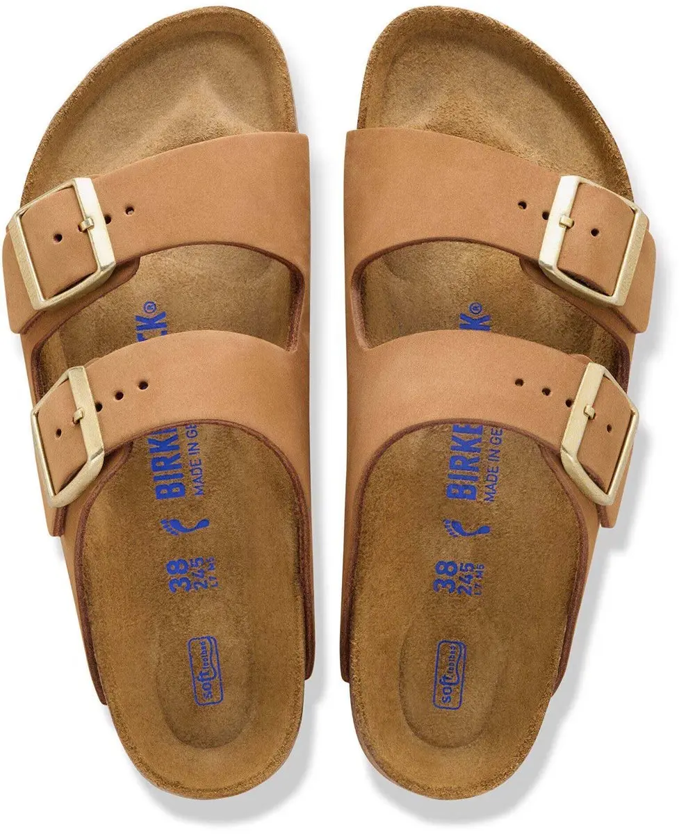 Birkenstock Arizona Sfb Nubuck Pantoffels 38