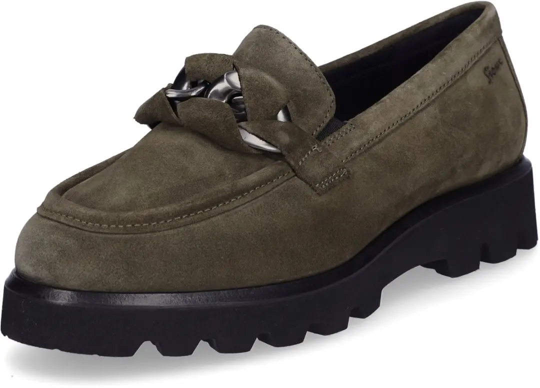 Sioux damesslippers Meredira-727-H olijfgroen