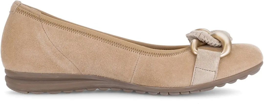 Gabor Dames Instappers 82.625 Beige - 40.5 - afbeelding 2 van 6