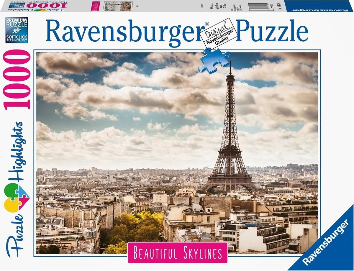 Ravensburger Parijs Legpuzzel 1000 Stuks