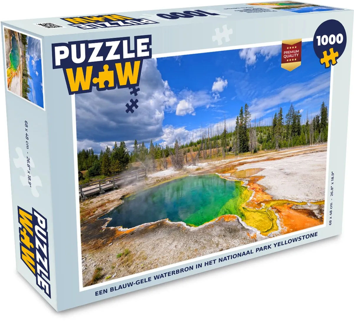 PuzzleWow Legpuzzel Yellowstone 1000 Stuks