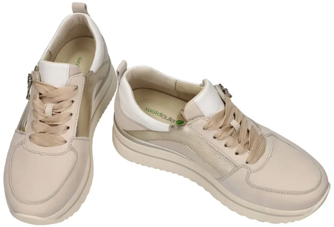 Wäldlaufer Dames Sneakers 669001-304-759 - 40.5 - Off-white/Ecru