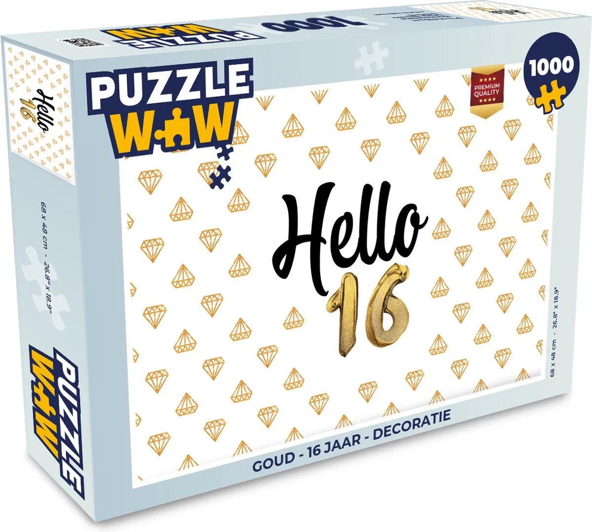 PuzzleWow Legpuzzel 1000 Stuks