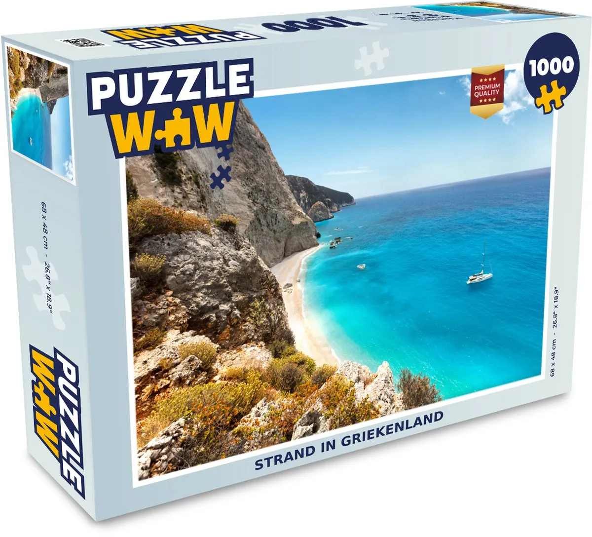 PuzzleWow Griekenland Legpuzzel 1000 Stuks