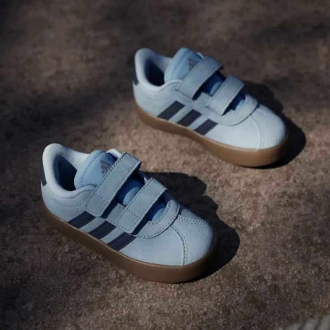 adidas Vl Court 3.0 NJX09 Sportschoenen - Kinderen - Blauw - afbeelding 4 van 6