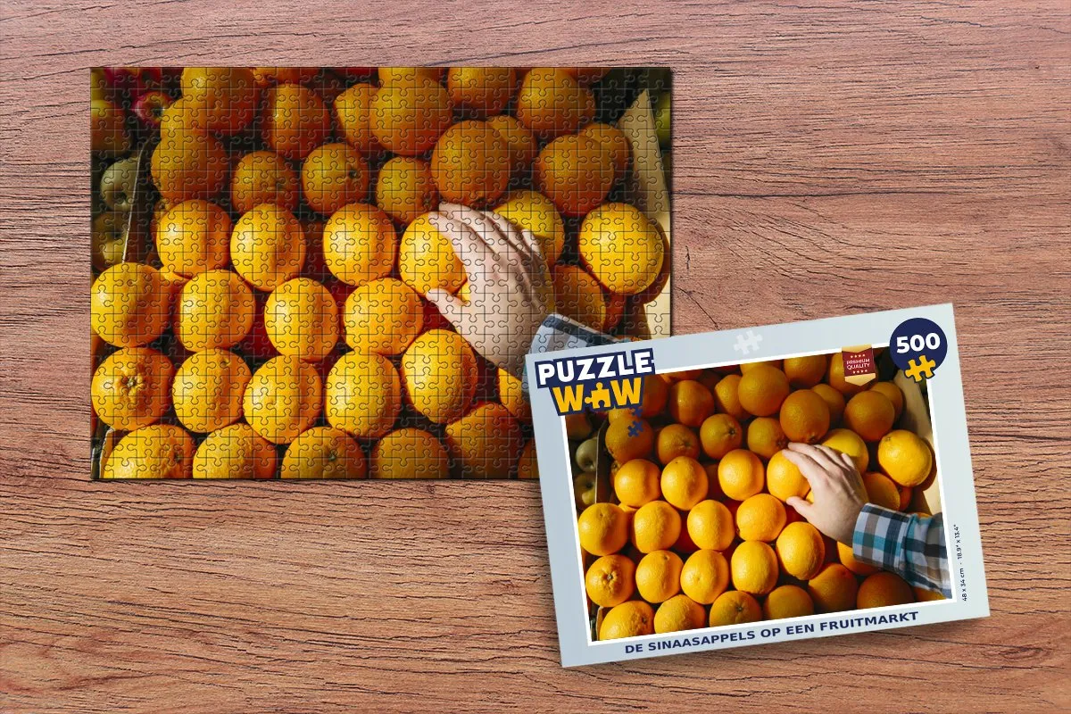 PuzzleWow Fruit Markt Legpuzzel 500 Stuks