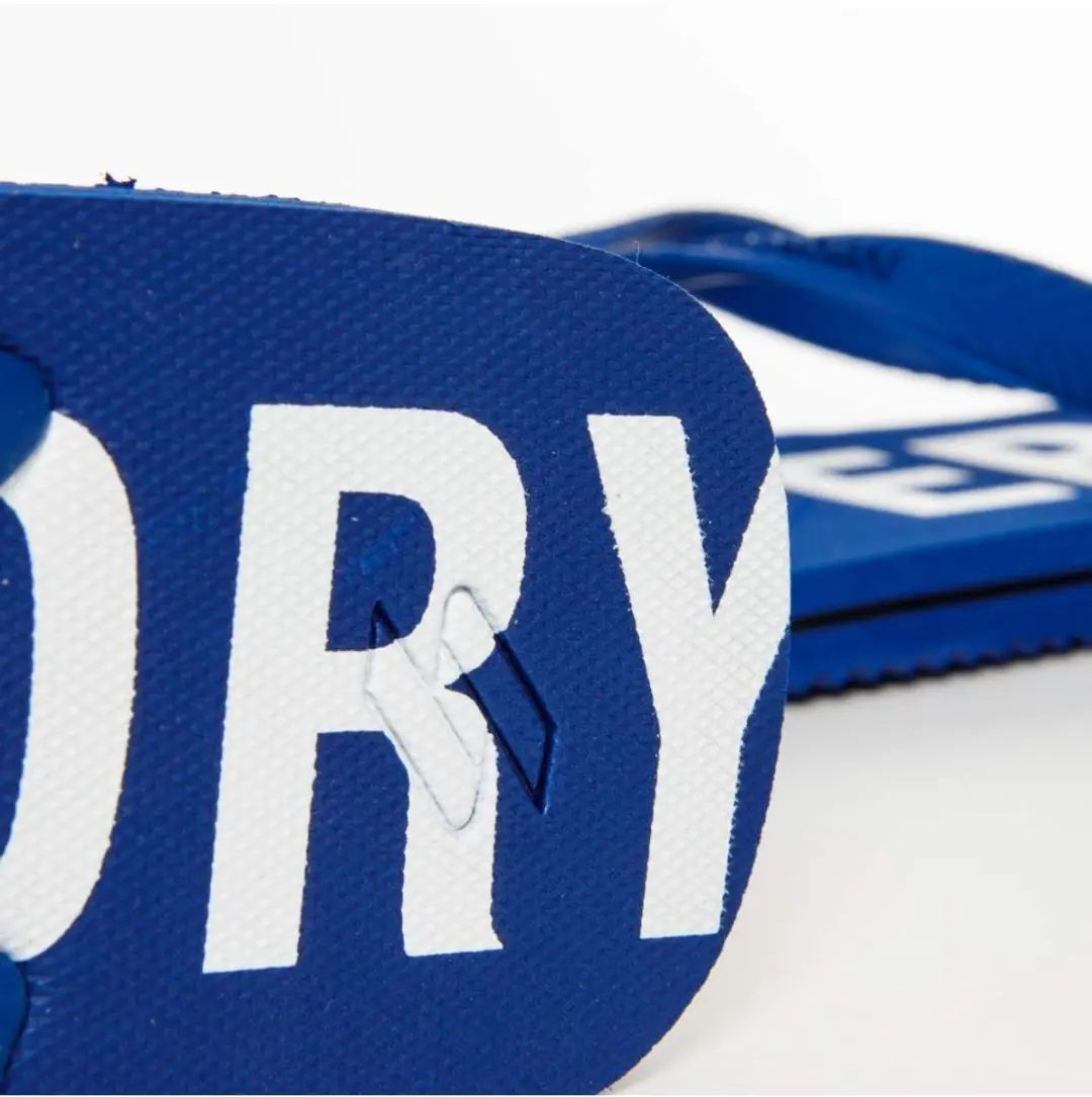 Superdry Code Essential Teenslipper - Blauw - afbeelding 4 van 6