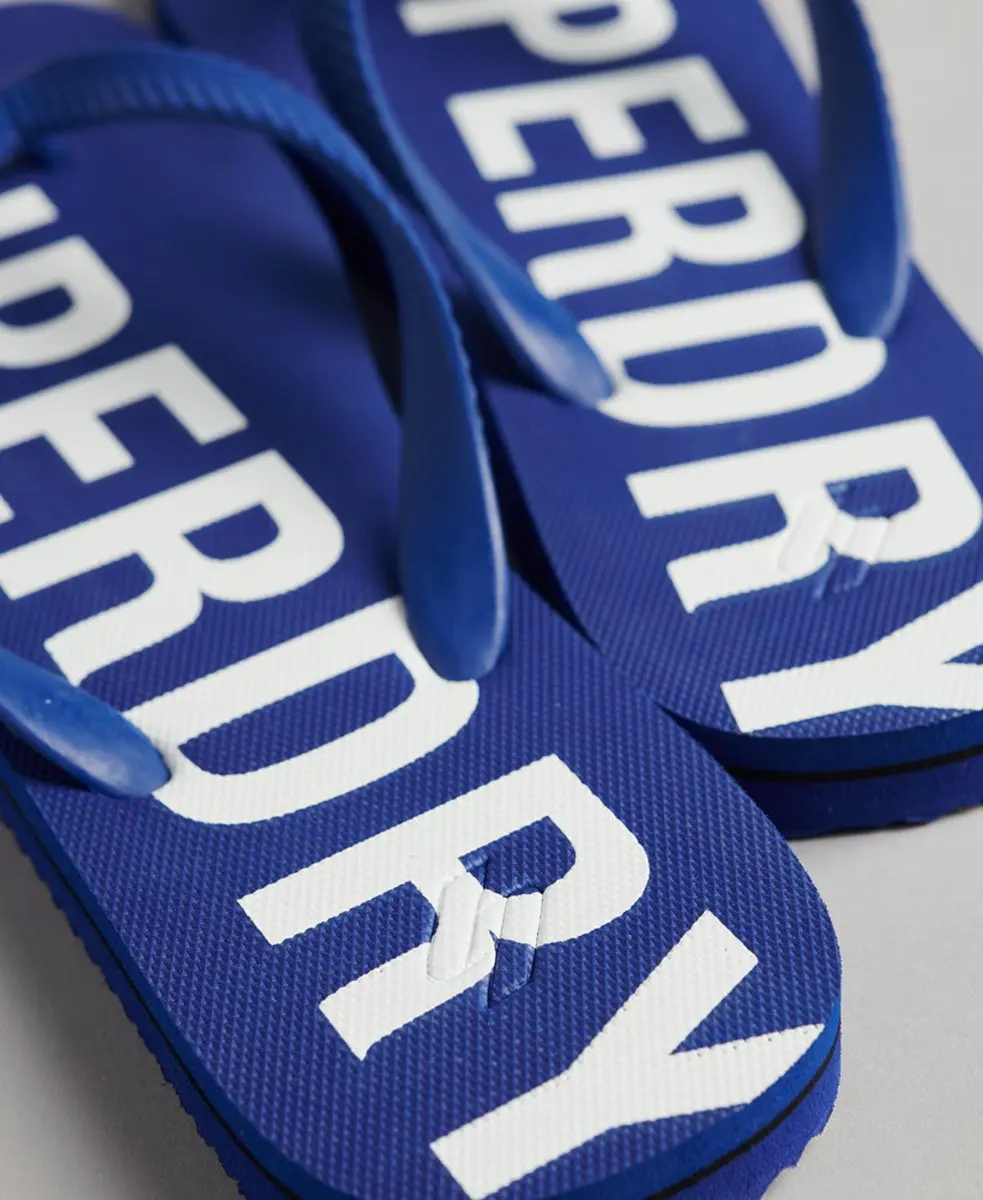 Superdry Code Essential Teenslipper - Blauw - afbeelding 2 van 6