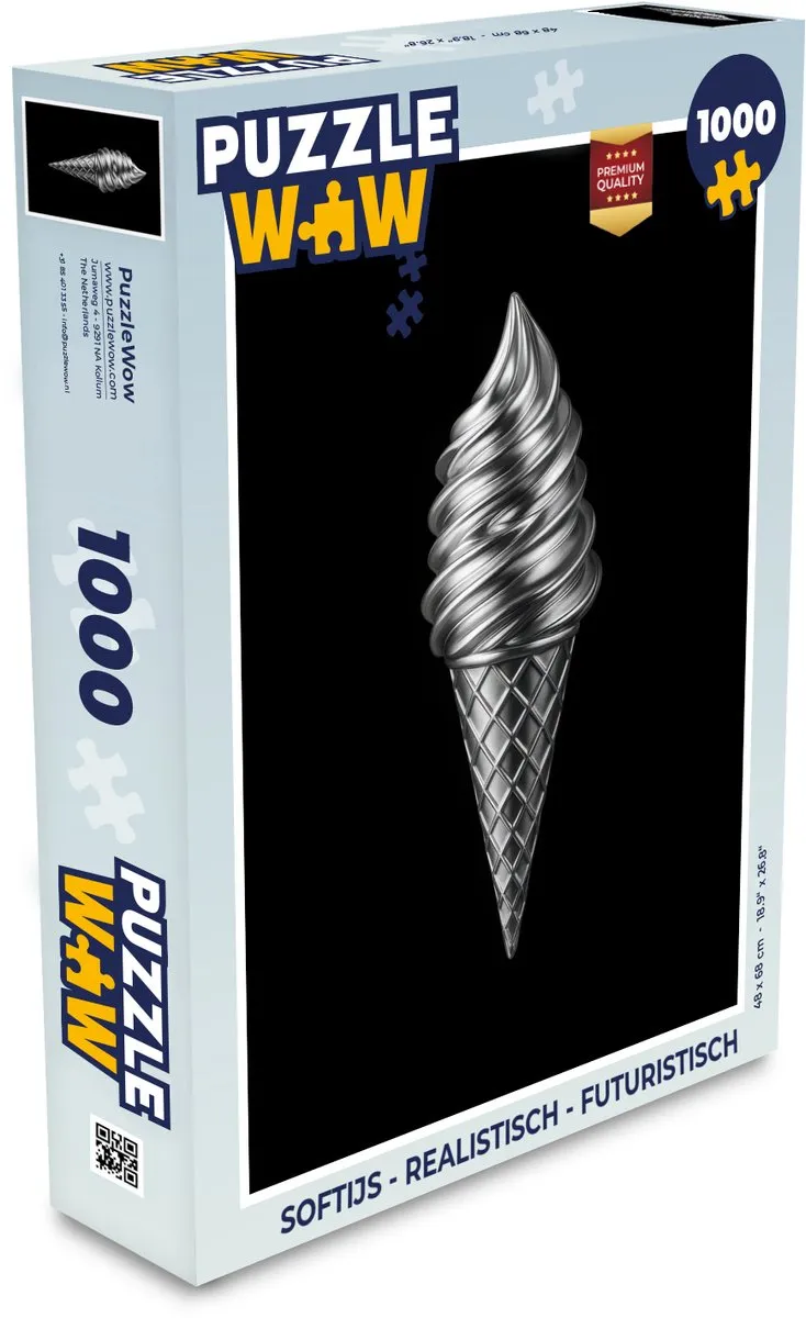 PuzzleWow Softijs Legpuzzel 1000 Stuks