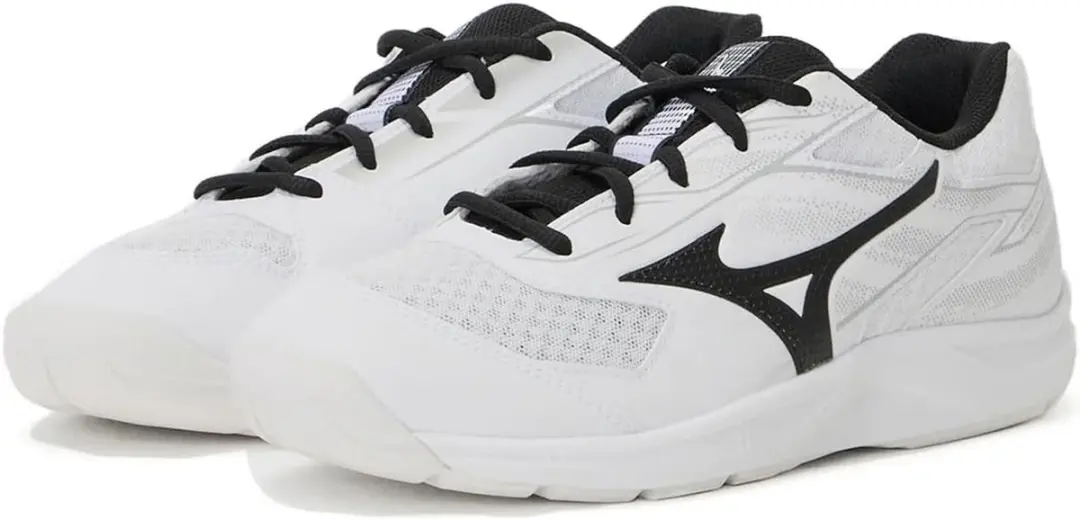 Mizuno Kinderen BREAK SHOT 5 Jr. CC Tennisschoenen White Black Harbor