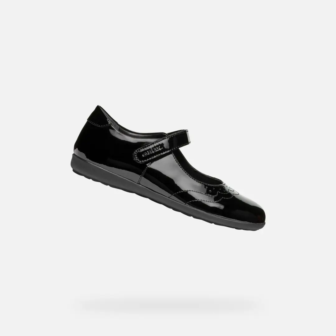 Geox Iberide Meisjes Veterschoenen - Zwart - Maat 40