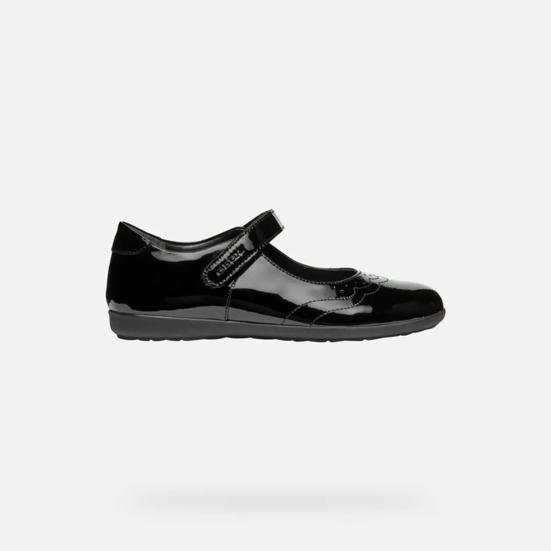 Geox Iberide Meisjes Veterschoenen - Zwart - Maat 40
