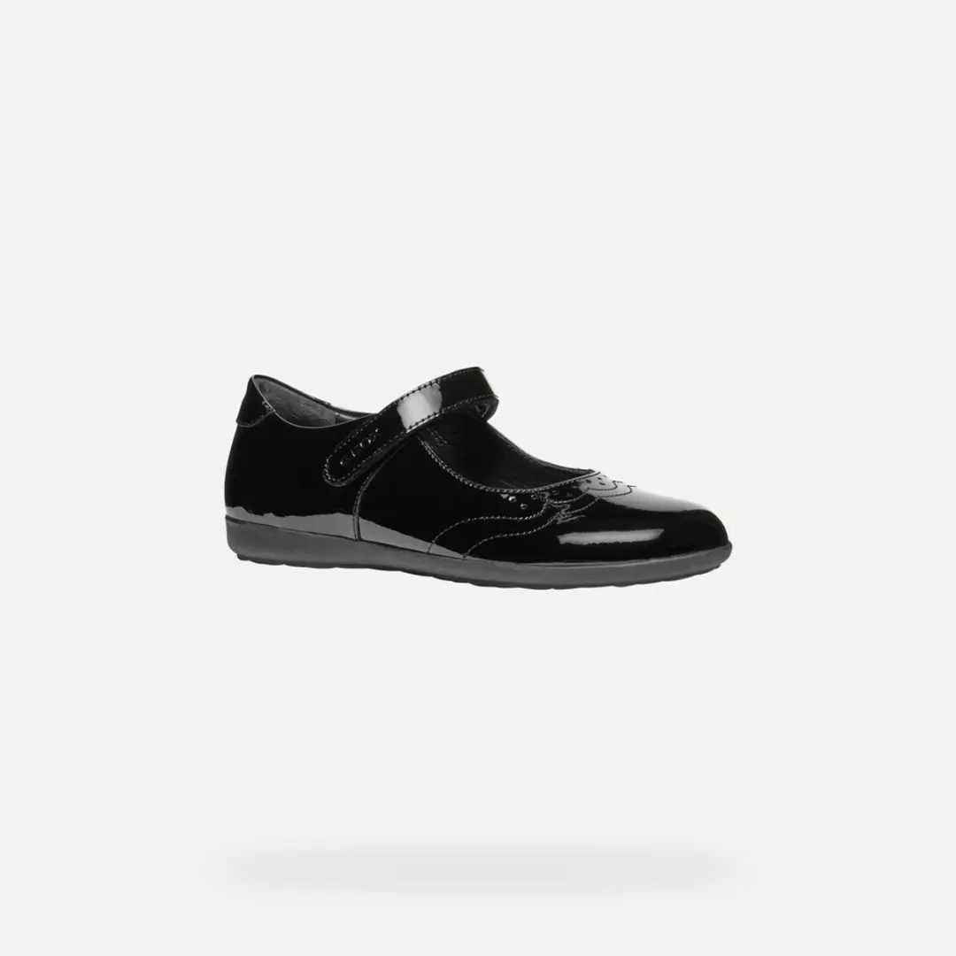 Geox Iberide Meisjes Veterschoenen - Zwart - Maat 40