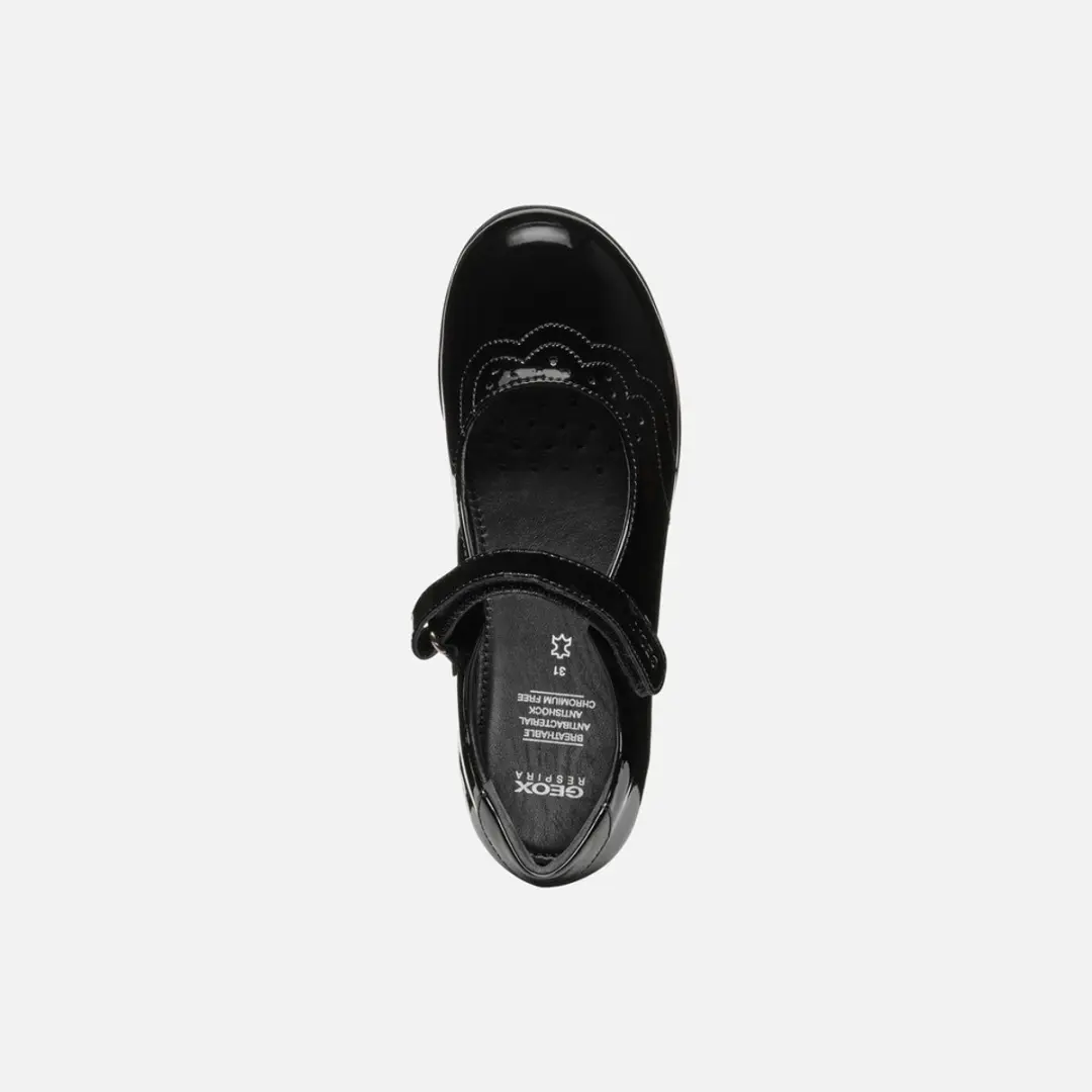 Geox Iberide Meisjes Veterschoenen - Zwart - Maat 40