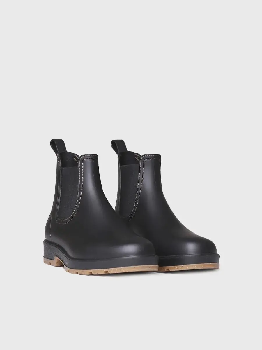 Rubberen regenlaarzen voor heren met een matte afwerking