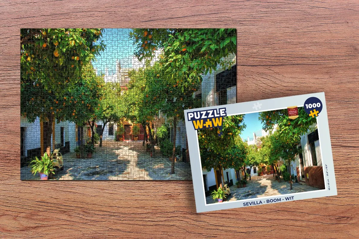 PuzzleWow Sevilla Legpuzzel 1000 Stuks - Multicolor