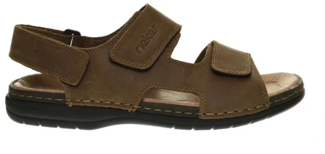 Bruin Herensandalen Velcro Rieker maat 41