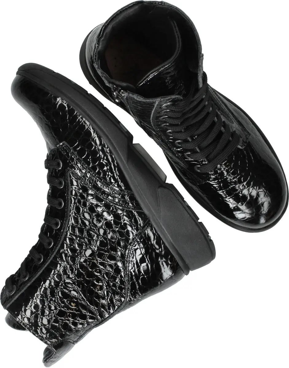Xsensible Albi Stretchwalker Veterboots Dames - Zwart 37