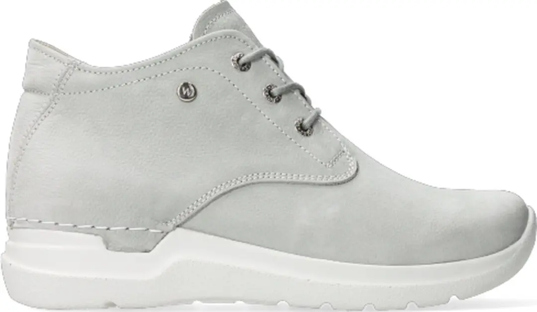 Wolky Truth Veterschoenen - Lichtgrijs Nubuck