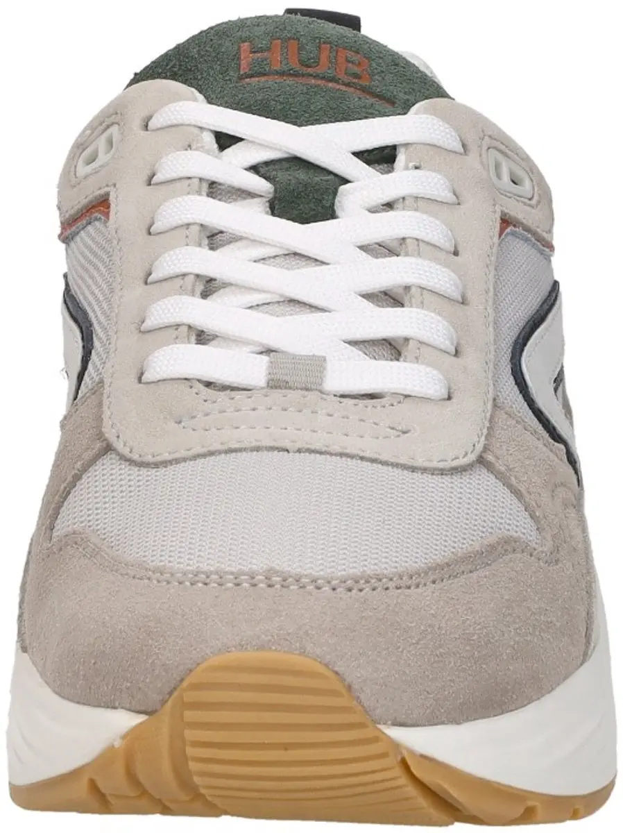 Hub Glide Lage Sneakers - Light Bone/Off White/Dark Rust - afbeelding 3 van 6