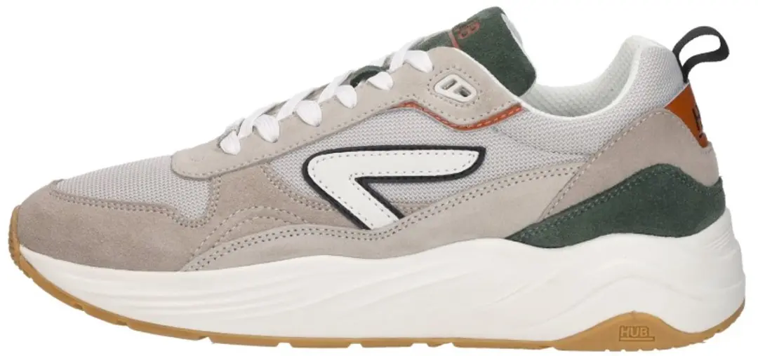 Hub Glide Lage Sneakers - Light Bone/Off White/Dark Rust - afbeelding 2 van 6