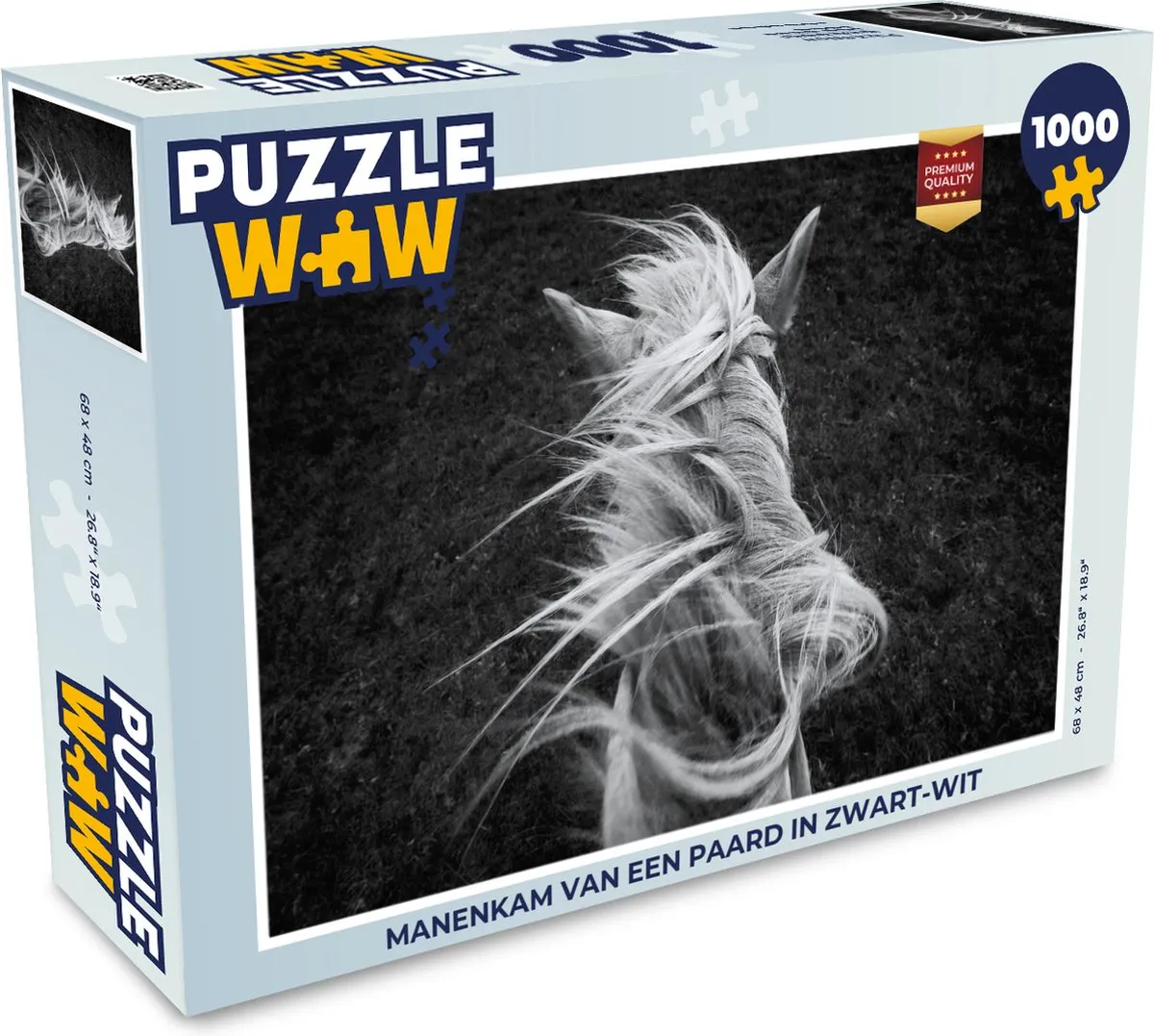 PuzzleWow Paard Legpuzzel 1000 Stuks