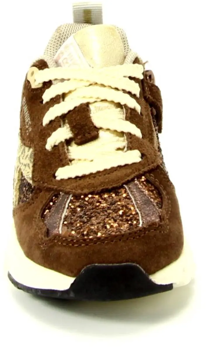 BunniesJR Daan Dash Sneakers - Meisjes - Bruin - Maat 26