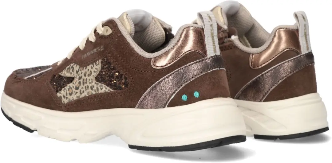 BunniesJR Daan Dash Sneakers - Meisjes - Bruin - Maat 26