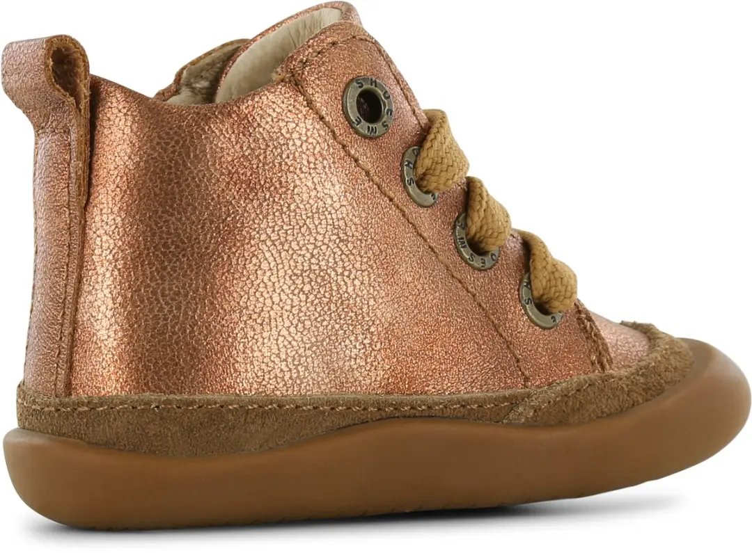 Shoesme metallic bronzen bootie