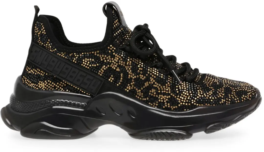 Steve Madden Maxilla-S Dames Sneaker - Goud - Maat 39