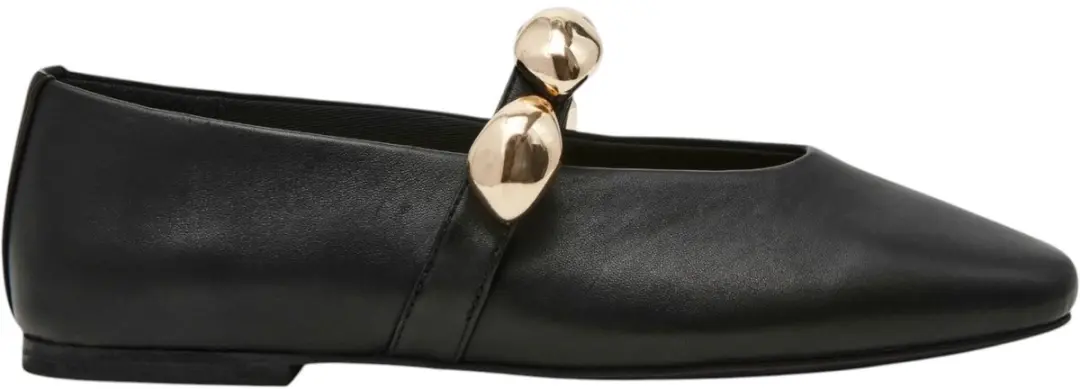 Steve Madden Dames Ballerina Zwart SM11005437/017 Poppin