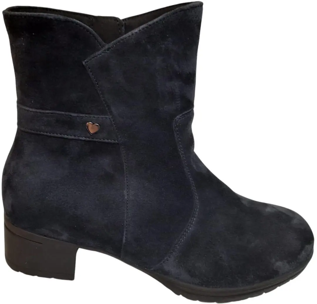 Hartjes Suede Rits 9821 5 - Donkerblauw 40