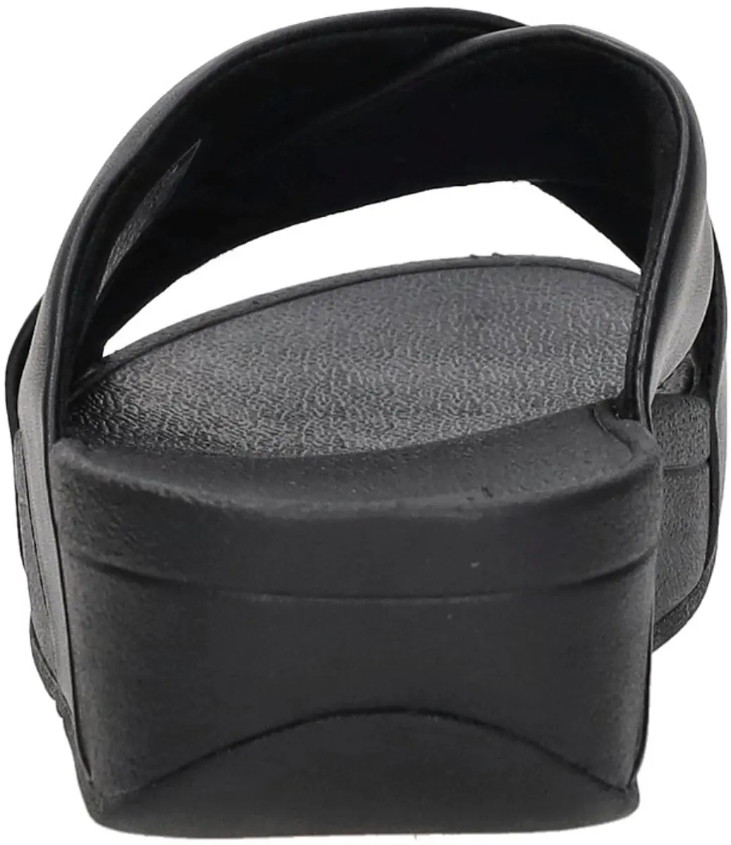 FitFlop Lulu Cross Slide Sandalen - Zwart