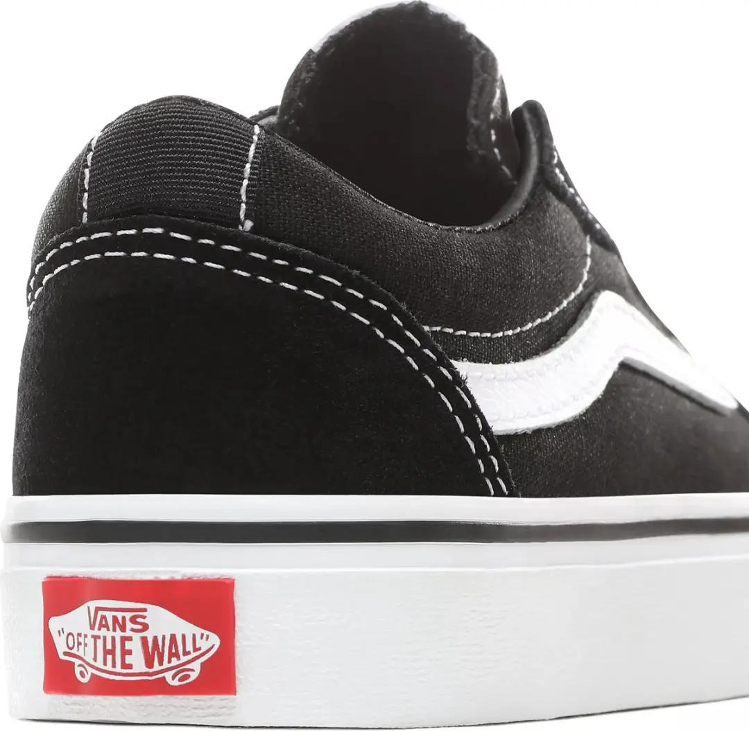 Vans YT Ward Sneakers - Zwart/Wit - afbeelding 4 van 6