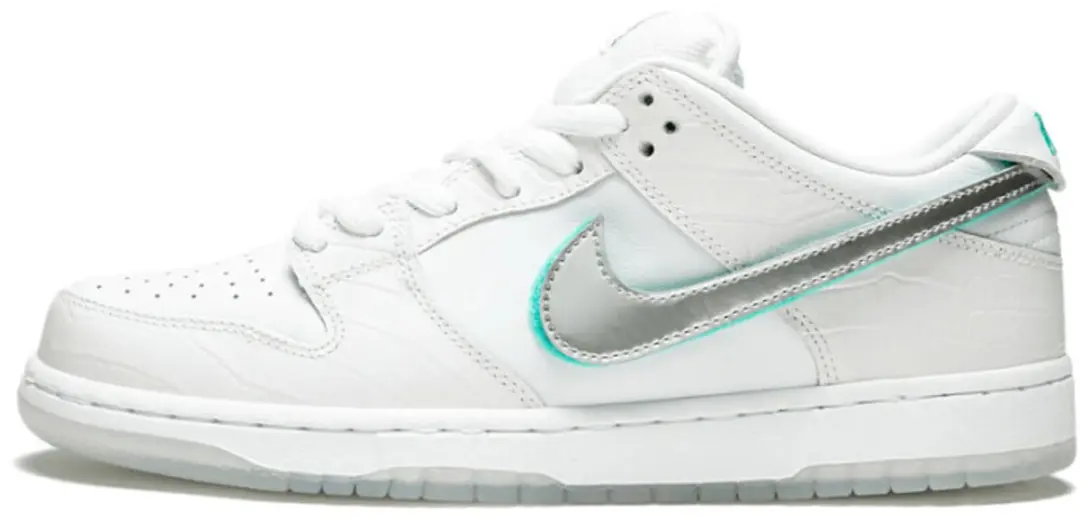 Nike SB Dunk Low Diamond Supply Co. White Diamond
