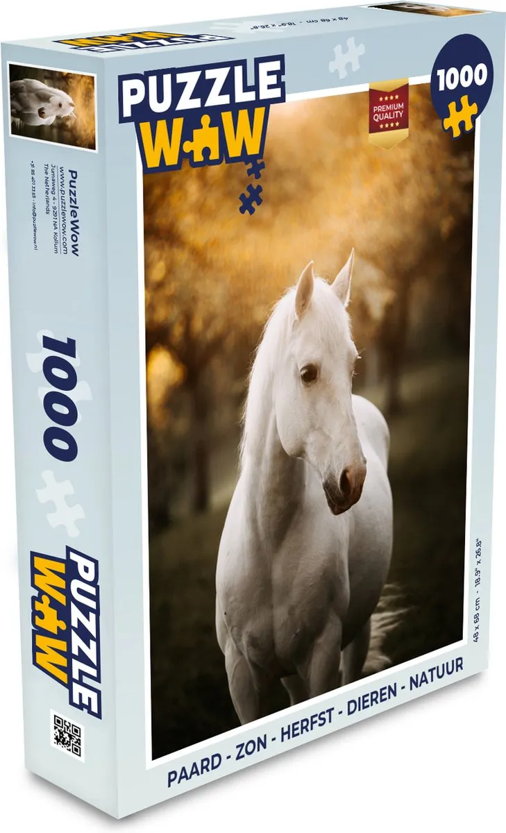 PuzzleWow Legpuzzel 1000 Stuks - Multicolor