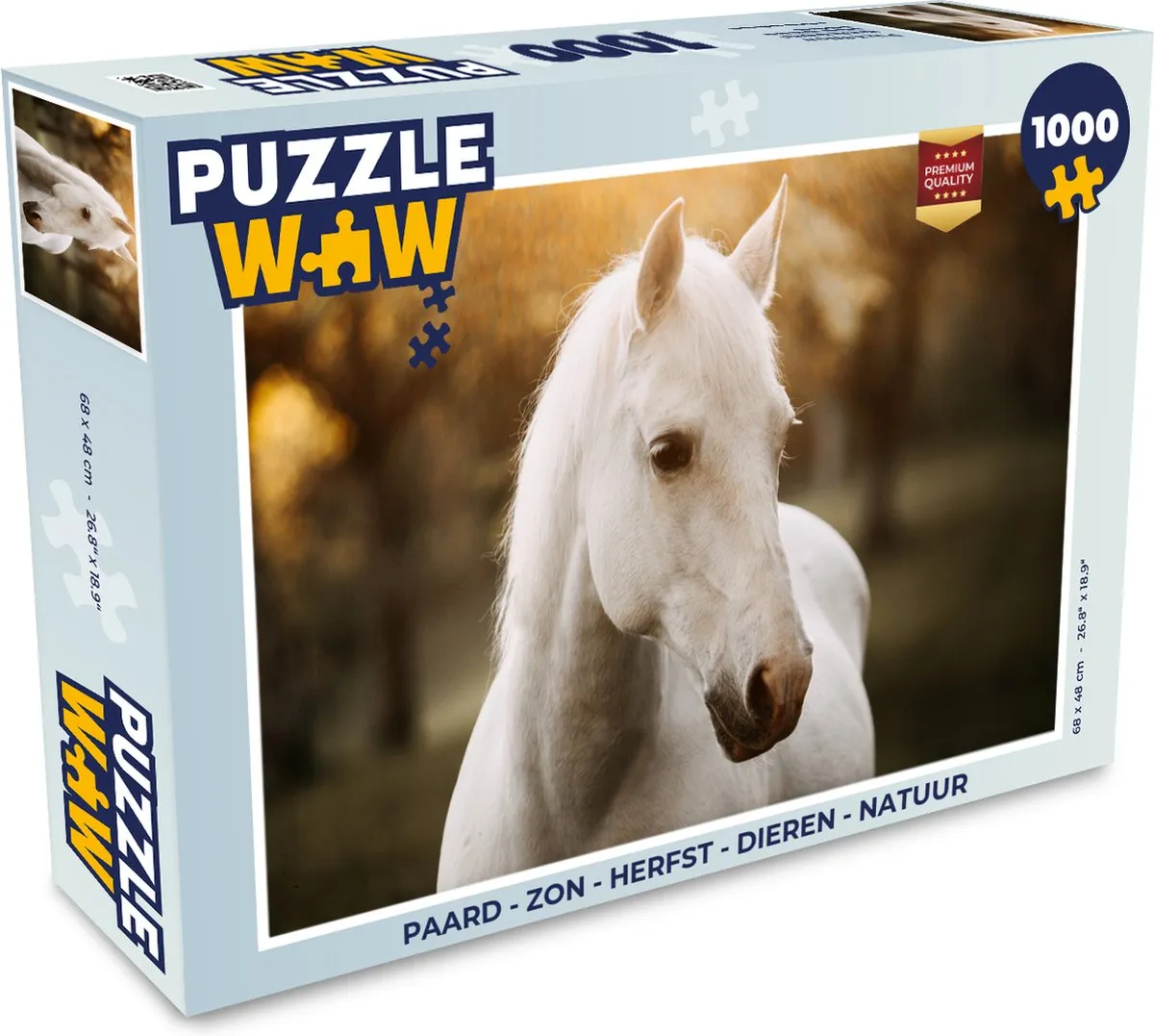 PuzzleWow Legpuzzel 1000 Stuks - Multicolor