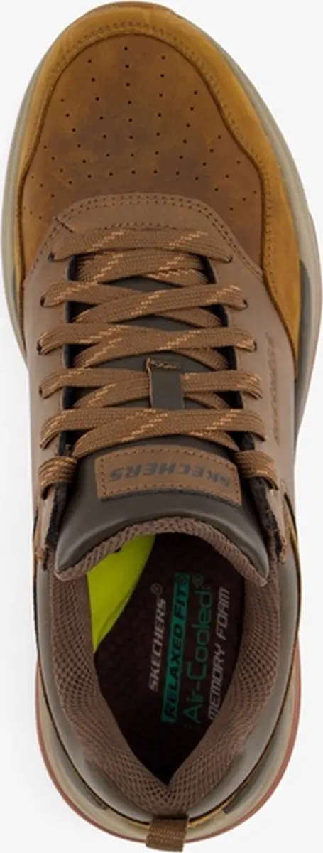 Skechers Benago-Treno Heren Sneakers 43 - Dark Brown
