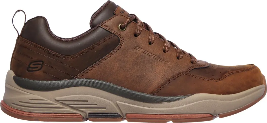 Skechers Benago-Treno Heren Sneakers 43 - Dark Brown