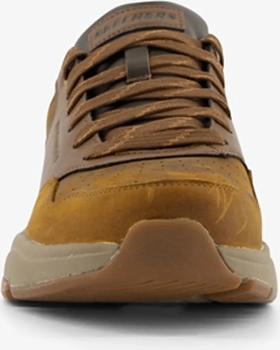 Skechers Benago-Treno Heren Sneakers 43 - Dark Brown