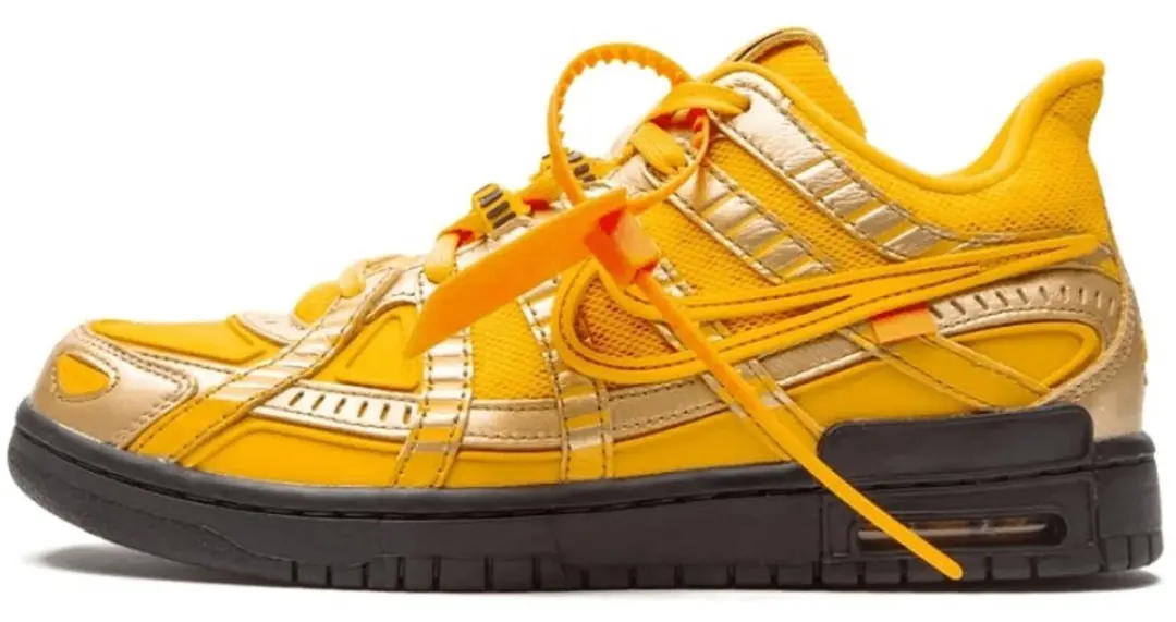 Nike Air Rubber Dunk Off-White University Gold