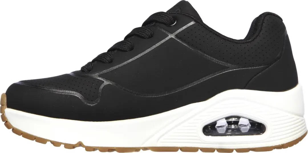 Skechers Uno-Stand On Air Jongens Sneakers - Zwart - afbeelding 4 van 6