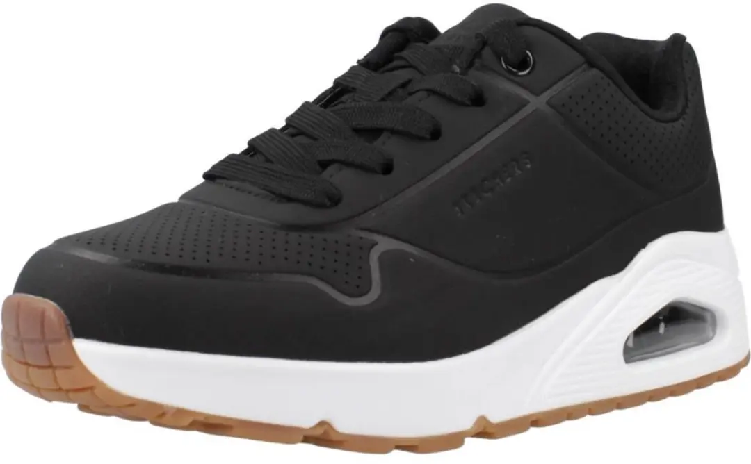 Skechers Uno-Stand On Air Jongens Sneakers - Zwart - afbeelding 2 van 6