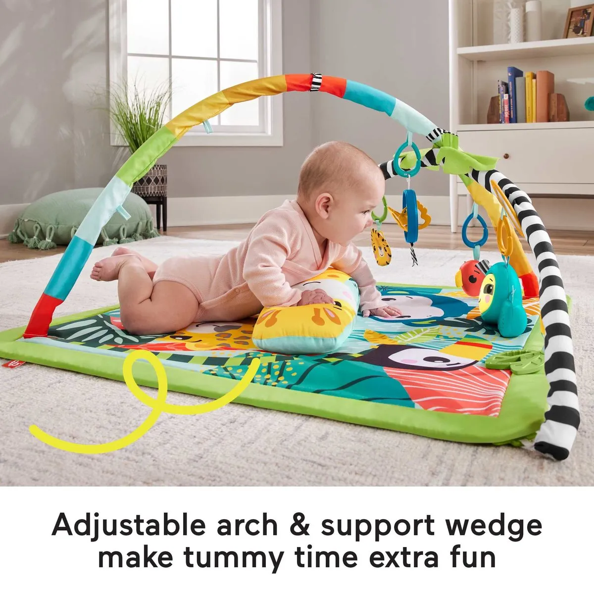 Fisher-Price Baby Gym 3-in-1 Jungle - 6 Speelelementen