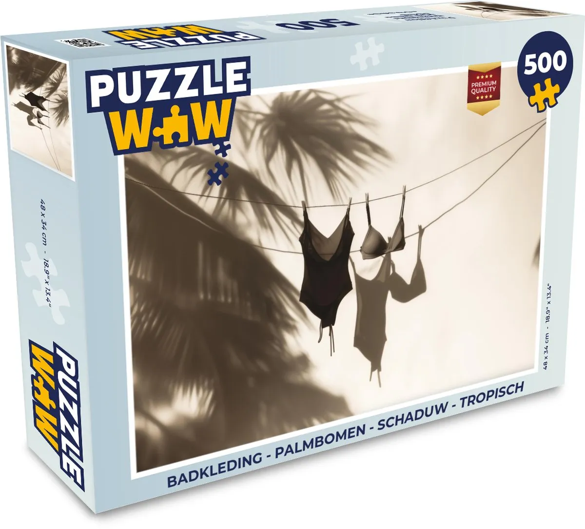 PuzzleWow Palmbomen Legpuzzel 500 Stuks