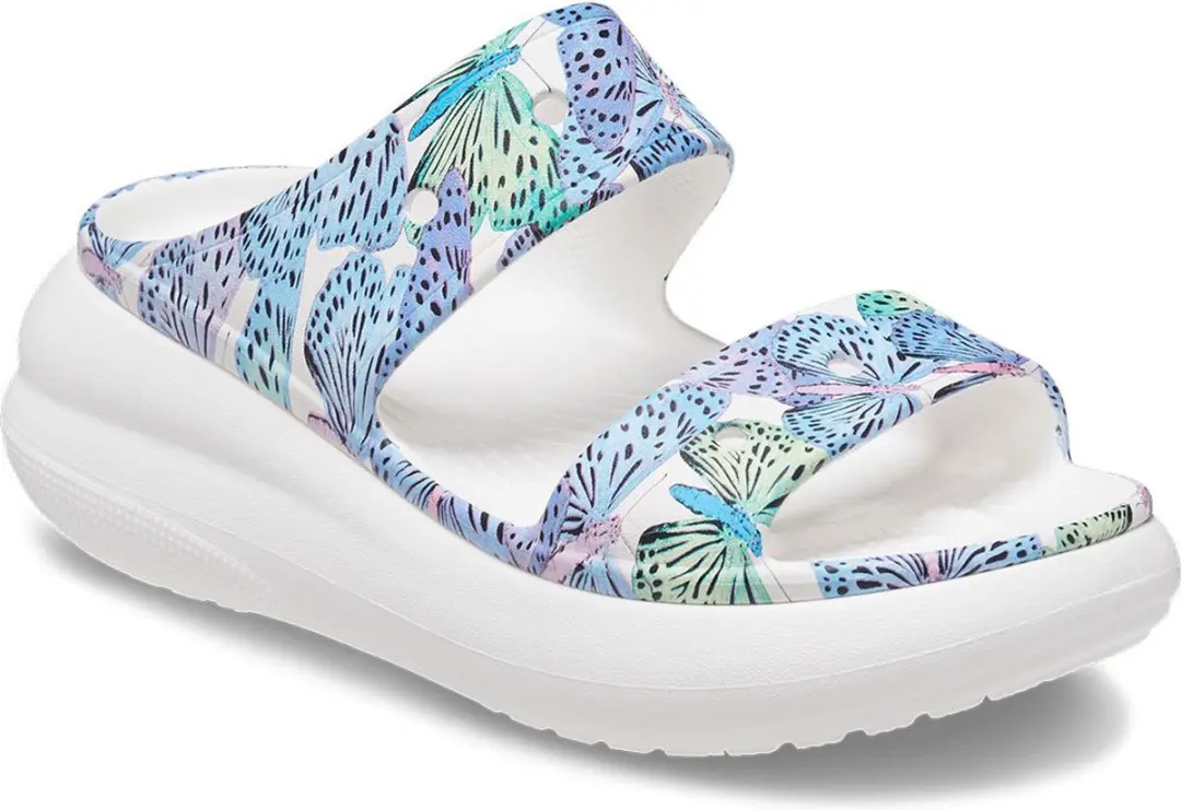 Crocs Classic Crush Butterfly Sandalen Wit/Multi Maat 37/38 US M5/W7