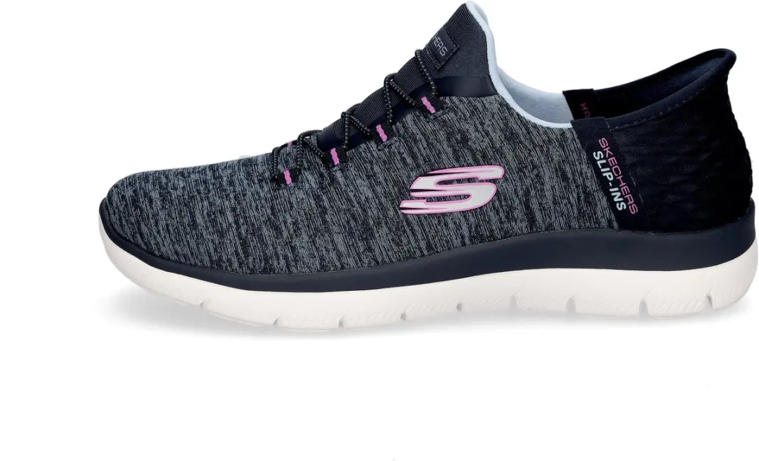 Skechers Slip-Ins Summits Dazzle Navy Sneakers - Blauw